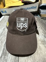 VTG NEW UPS Racing Nascar Hat Cap Strap Back Robert Yates #88 Dale Jarrett Brown - $19.79