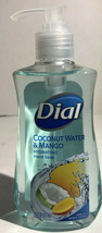 Dial Coconut Water &amp; Mango Hydrating Hand Soap 1ea 7.5 oz Blt New-RARE-S... - £2.35 GBP
