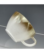 (1) Vintage Federal Milk Glass Mesa TEACUP Coffee Brown Ombre - $28.46 CAD