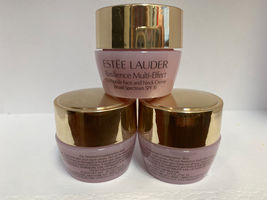 3 pack Estee Lauder Resilience Multi-Effect Tri-Peptide Face and Neck Cr... - $29.99