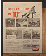 Vintage Print Ad The Fidelity Casualty Accident Insurance Photos 1940s E... - £8.90 GBP