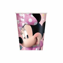 Iconic Minnie Mouse 8 Ct Party 9 0z Hot Cold 9 Oz Paper Cups - $3.89