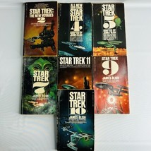 James Blish - Star Trek Lot of 7 Adaptations 2, 4, 5, 7, 9, 10, 11 Bantam Books - £9.43 GBP