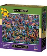 Dog Show 500 Piece Jigsaw Puzzle 16 x 20&quot; Dowdle Folk Art - $453.83 MXN
