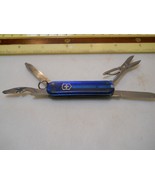 Victorinox Rambler Swiss Army knife in translucent sapphire no ads - £22.60 GBP