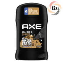 12x Sticks Axe Collision Leather &amp; Cookies Antiperspirant Deodorant | 50ml - £42.22 GBP