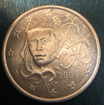 münze 5 cent frankreich euro 2008 euro - £10.21 GBP
