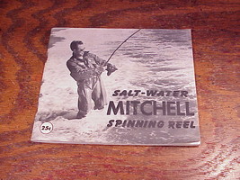 Vintage 1950&#39;s Mitchell Salt Water Spinning Reel Booklet - £7.07 GBP