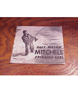 Vintage 1950&#39;s Mitchell Salt Water Spinning Reel Booklet - £6.99 GBP