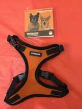 Voyager Step-In Air Dog Harness - All Weather - Medium  - Orange w/ Black Trim - £10.23 GBP