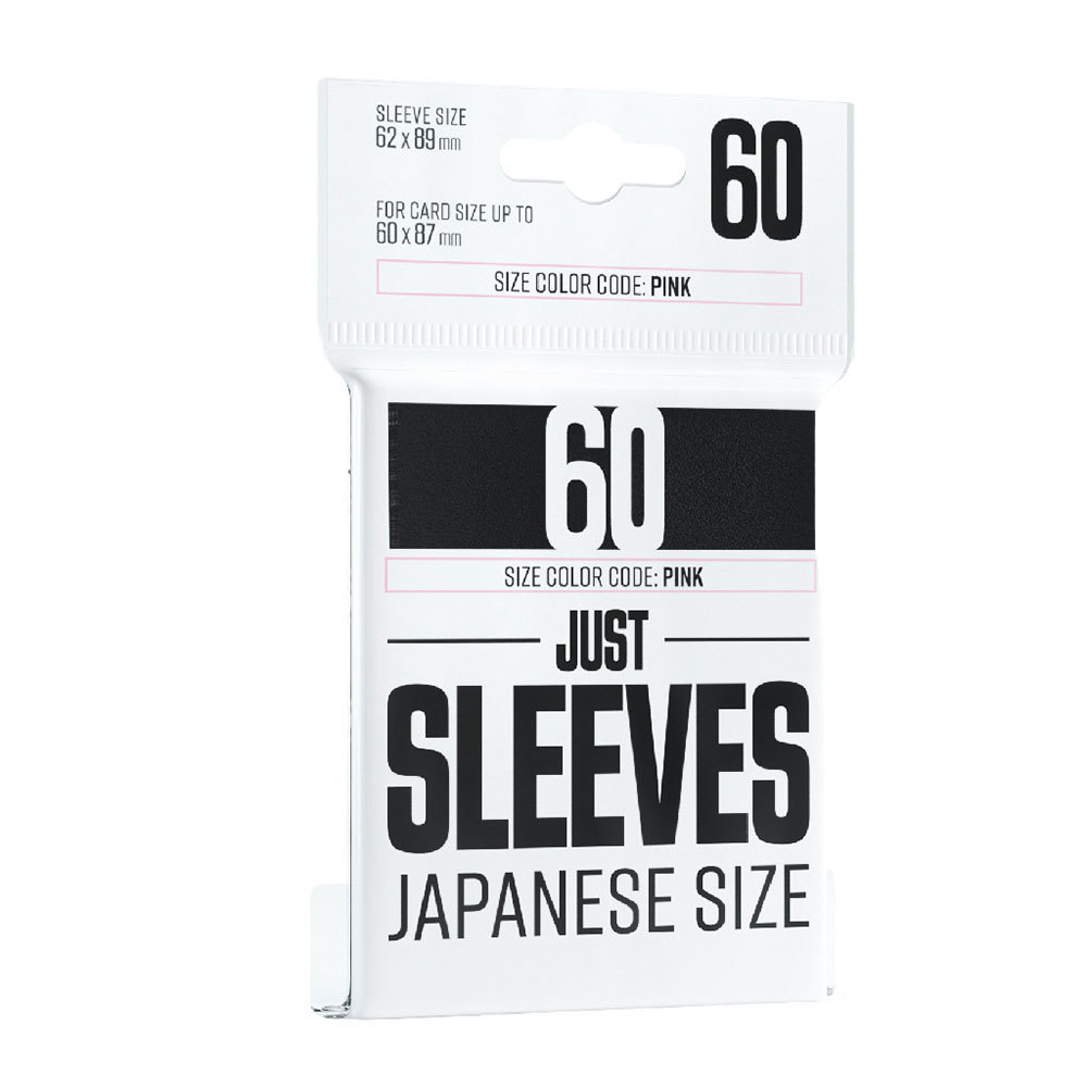 Gamegenic Just Sleeves Japanese Size (Black) - $16.13