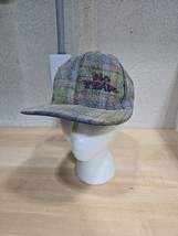 Vintage No Fear Snapback Hat Embroidered Plaid Made USA Beaten Paths Beaten Men - £16.63 GBP