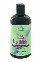 Baby Oh Baby Colloidal Oat Body Wash Unscented Rainbow Research 12 oz Liquid - £13.84 GBP
