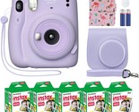 Fujifilm Instax Mini 11 Instant Camera Lilac Purple Custom Case Fuji Ins... - $168.94