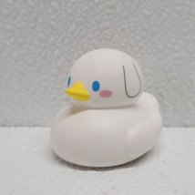 RARE Sanrio Character Cinnamoroll White Rubber Duck Toy Figure 2020 - £35.53 GBP