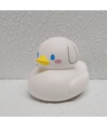 RARE Sanrio Character Cinnamoroll White Rubber Duck Toy Figure 2020 - £34.88 GBP