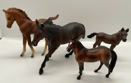 Horses figures figurines lot Schleich Breyer Mojo Toys Collectibles 3 To... - $11.29