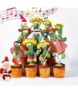 Interactive Singing and Dancing Cactus Plush Toy - Soft Stuffed Doll for... - £13.51 GBP