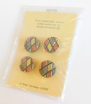 Vintage Designer Sarah Coventry Glass Sewing Shirt Buttons West Germany ... - $14.95