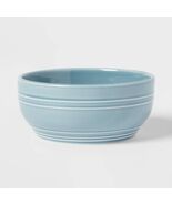 Threshold Stoneware Westfield Cereal Bowl 24oz Blue Dishwasher Microwave... - $214.58 MXN