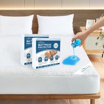 2 Pack Queen Mattress Protector Waterproof Mattress Topper - £48.81 GBP