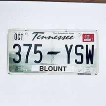 2012 United States Tennessee Blount County Passenger License Plate 375 YSW - £14.85 GBP
