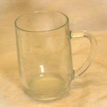 Clear Glass Apple Cider Beer Mug Bar Barware - $16.82