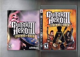 Guitar Hero III Legends Of Rock PS3 Game PlayStation 3 CIB - £15.16 GBP