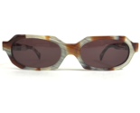 Alain Mikli Sunglasses 0151 443 Brown Ivory Horn Frames with Purple Lenses - $111.98