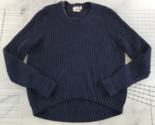 3.1 Phillip Lim Target Sweater Womens Large Navy Blue Beaded Detail Ribbed - $19.79