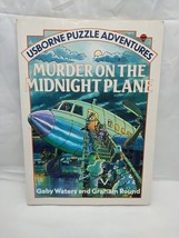 Usborne Puzzle Adventures Murder On The Midnight Plane Book - $14.84