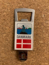 Vintage Denmark Souvenir Bottle Opener  Mermaid Statue - $4.90