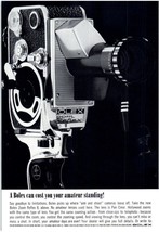 Bolex Zoom Reflex 8mm Caméra Vidéo Revue Annonce Imprimé Design Publicité - £19.91 GBP