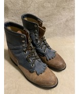 Justin Junior Original Boots Size 4.5 D - £39.56 GBP