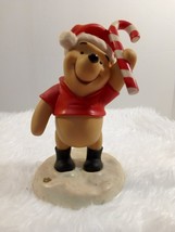 Disney Winnie The Pooh "Wishing You the Sweetest Holiday Ever" Figurine - £14.24 GBP