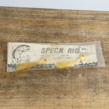 NOS Vtg Speckline Speck Rigs 1/8oz Twin Jig Yellow Fishing Lure - £5.67 GBP