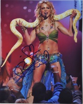 BRITNEY SPEARS SIGNED PHOTO - Boa Constrictor ​w/COA    - £294.96 GBP