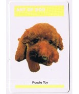 Trade Card Dog Calendar Card 2003 The Art Of Dog Toy Poodle - $1.97