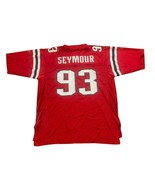Reebok New England Patriots Richard Seymour #93 Red Throwback NFL Jersey... - $651.93 MXN