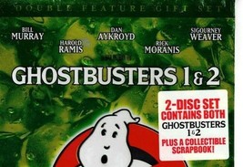 Ghostbusters 1 &amp; 2  DVD Scrapbook Double Feature Gift Set Brand New Sealed - £19.77 GBP