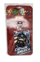 Captain Avenger Marvel Funko Lanyard ID Holder With Flat Figurine - $12.86