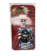 Captain Avenger Marvel Funko Lanyard ID Holder With Flat Figurine - $12.86