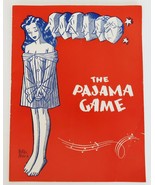 The Pajama Game Original 1950&#39;s Broadway Show Official Program - $34.99