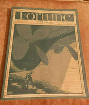 Vintage Fortune Magazine March 1934 w orig mailing box; Yale U; Zinc; Railroads - £52.40 GBP