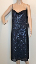 BCBG Paris Black Sequin Dress Size XL - £16.49 GBP