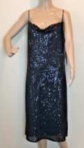 BCBG Paris Black Sequin Dress Size XL - £16.77 GBP