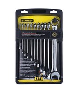 NEW Stanley 94-385W Combination Wrench Set 11 PC Polished SAE WITH CASE ... - £63.42 GBP