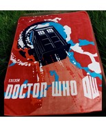 Vintage BBC Doctor Who Wormhole Design 60&quot;x80&quot; Fleece Blanket - €127,45 EUR