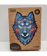 Unidragon Majestic Wolf King Size 310 Piece Figured Wooden Jigsaw Premiu... - $64.09 CAD
