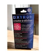 XYRON Create-a-Sticker Permanent Adhesive Refill Cartridge 1.5&quot; x 20ft - $18.69